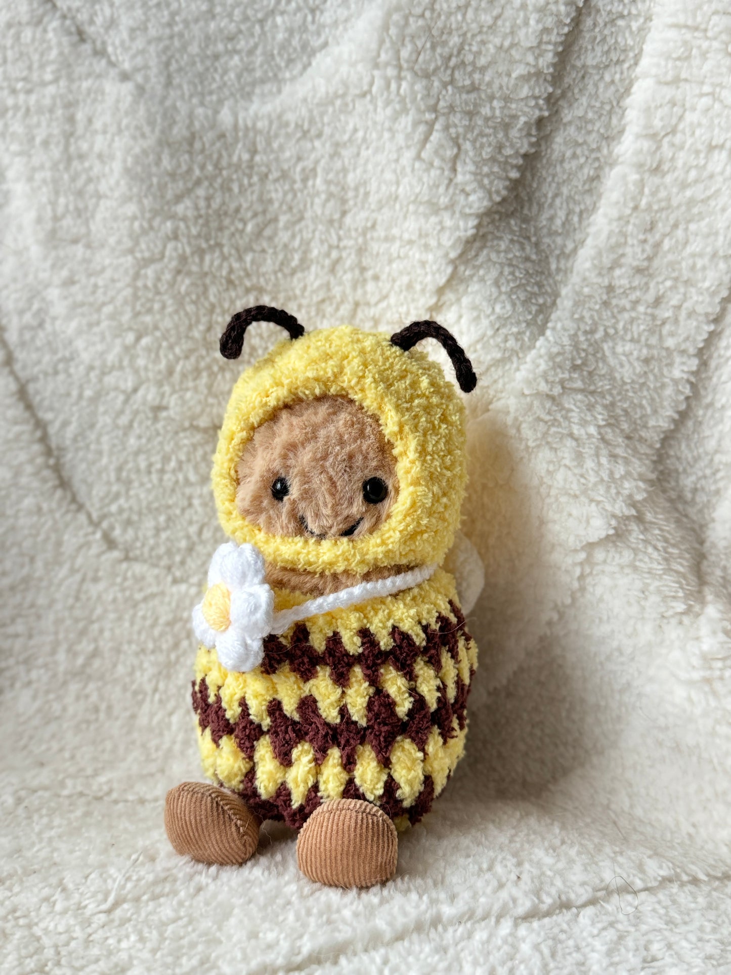 Bumble Bee Style Outfit Set for Jellycats (fit for any 15cm plushie)