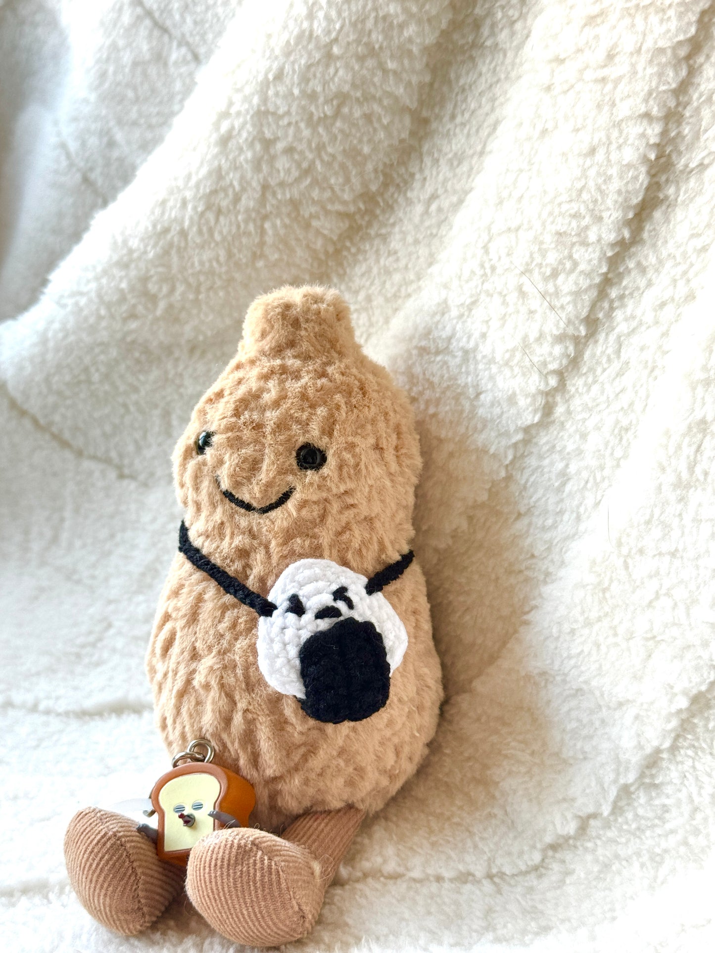 Crochet Onigiri Bag for Jellycat Amuseables – Plush Accessory, Mini Shoulder Bag