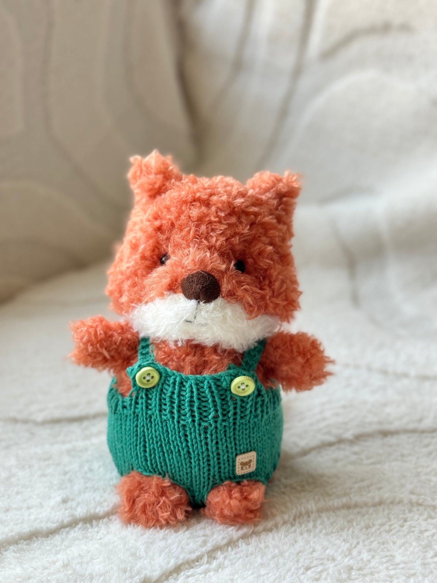 Handmade Crochet Colorful Overalls for Jellycat Little Series