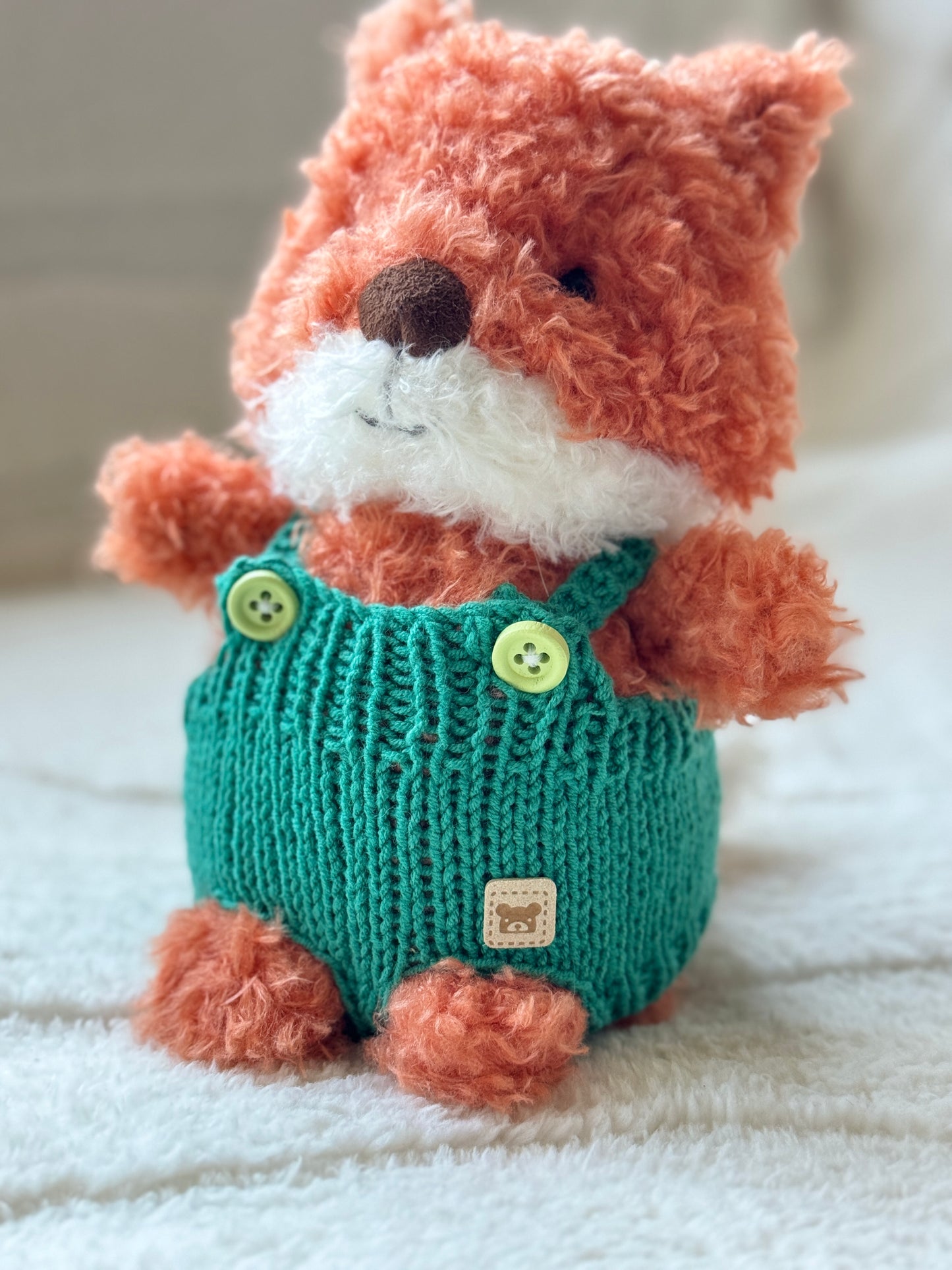 Handmade Crochet Colorful Overalls for Jellycat Little Series