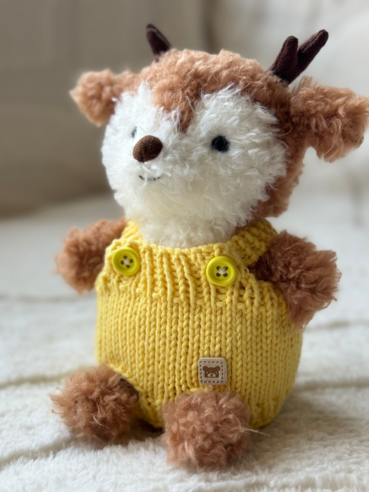 Handmade Crochet Colorful Overalls for Jellycat Little Series