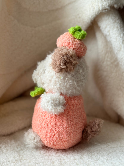 Crochet Peach Outfit for Jellycat Junior Bart or Littles