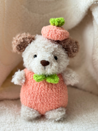 Crochet Peach Outfit for Jellycat Junior Bart or Littles