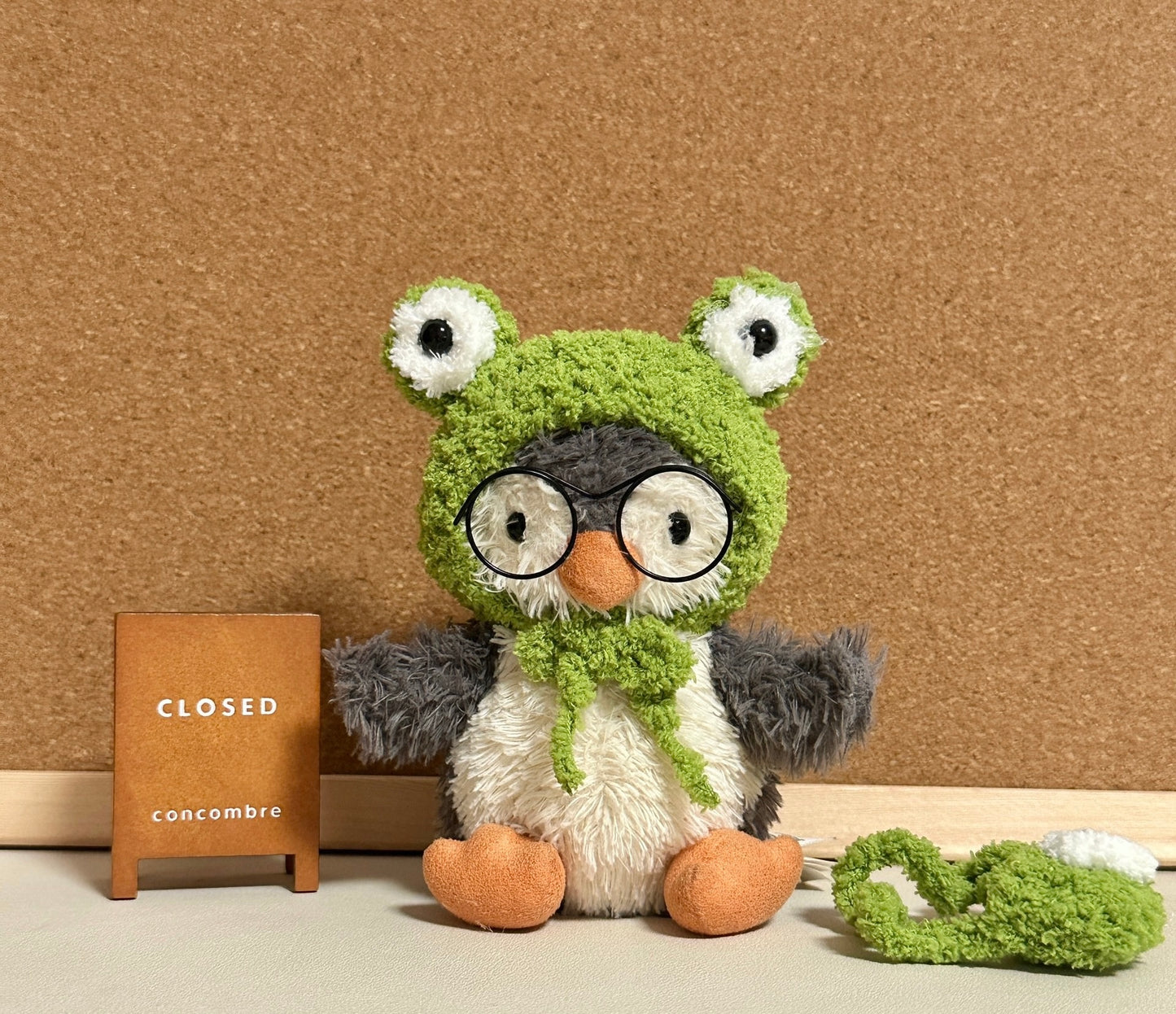 Frog Crochet Outfit for Jellycat Penguin