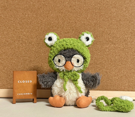 Frog Crochet Outfit for Jellycat Penguin