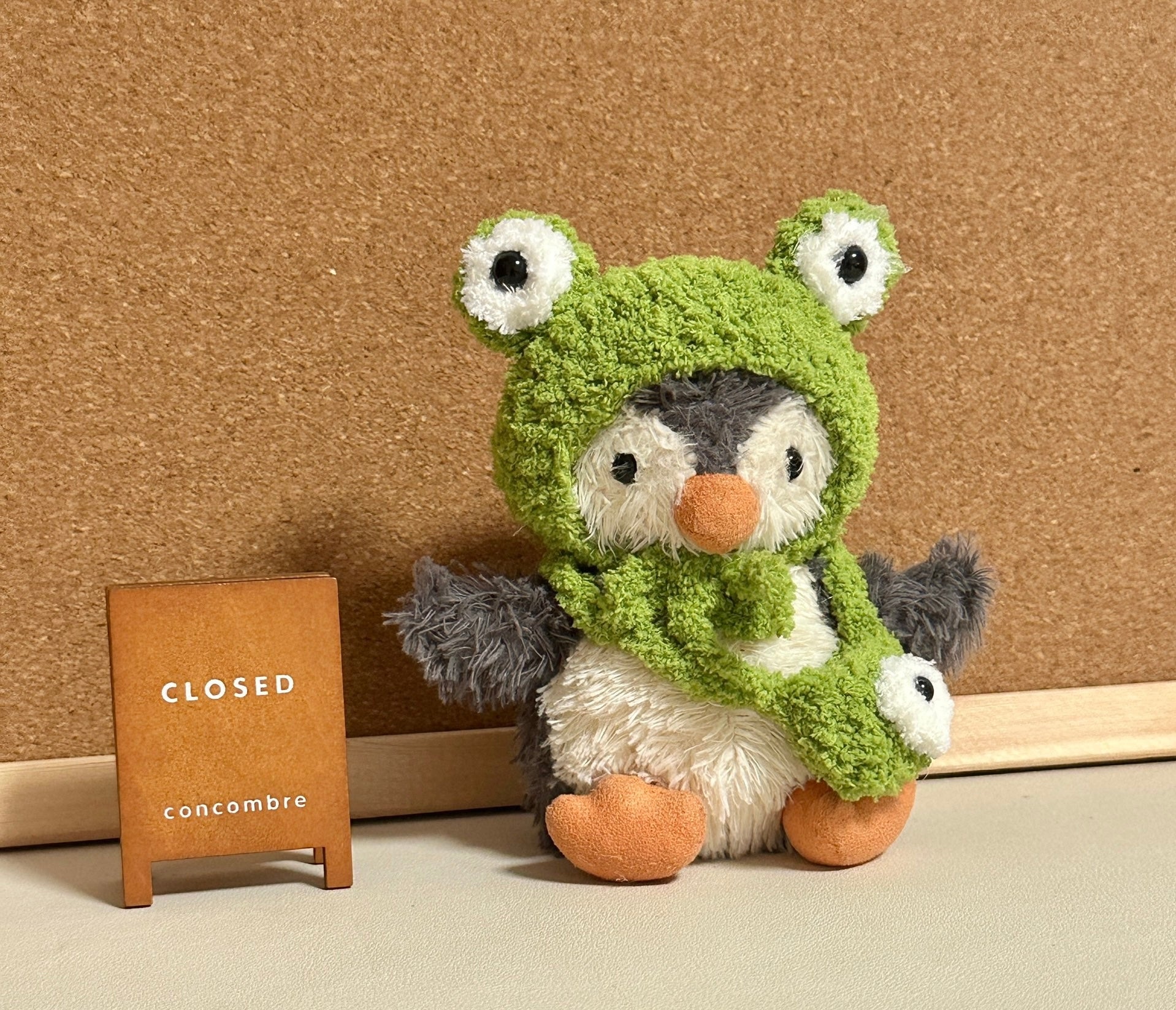 Frog Crochet Outfit for Jellycat Penguin