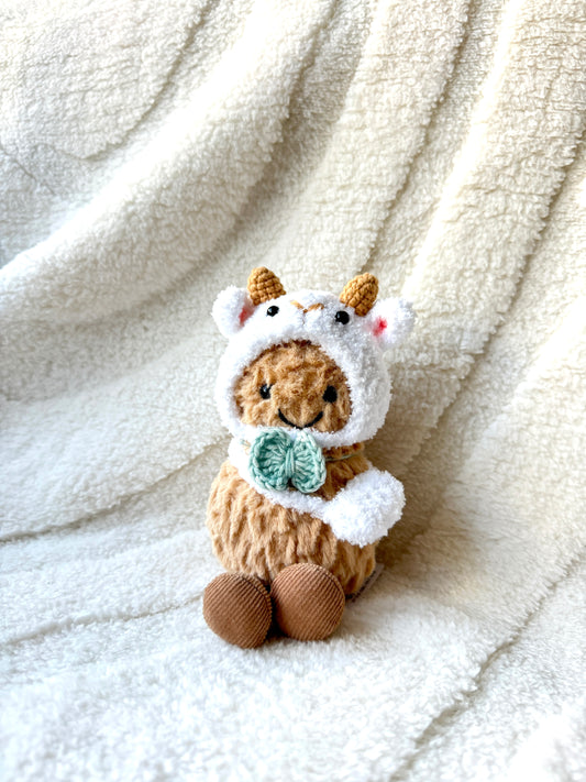 Crochet Sheep Style Outfit Set for Jellycat Amuseables