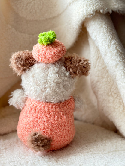 Crochet Peach Outfit for Jellycat Junior Bart or Littles