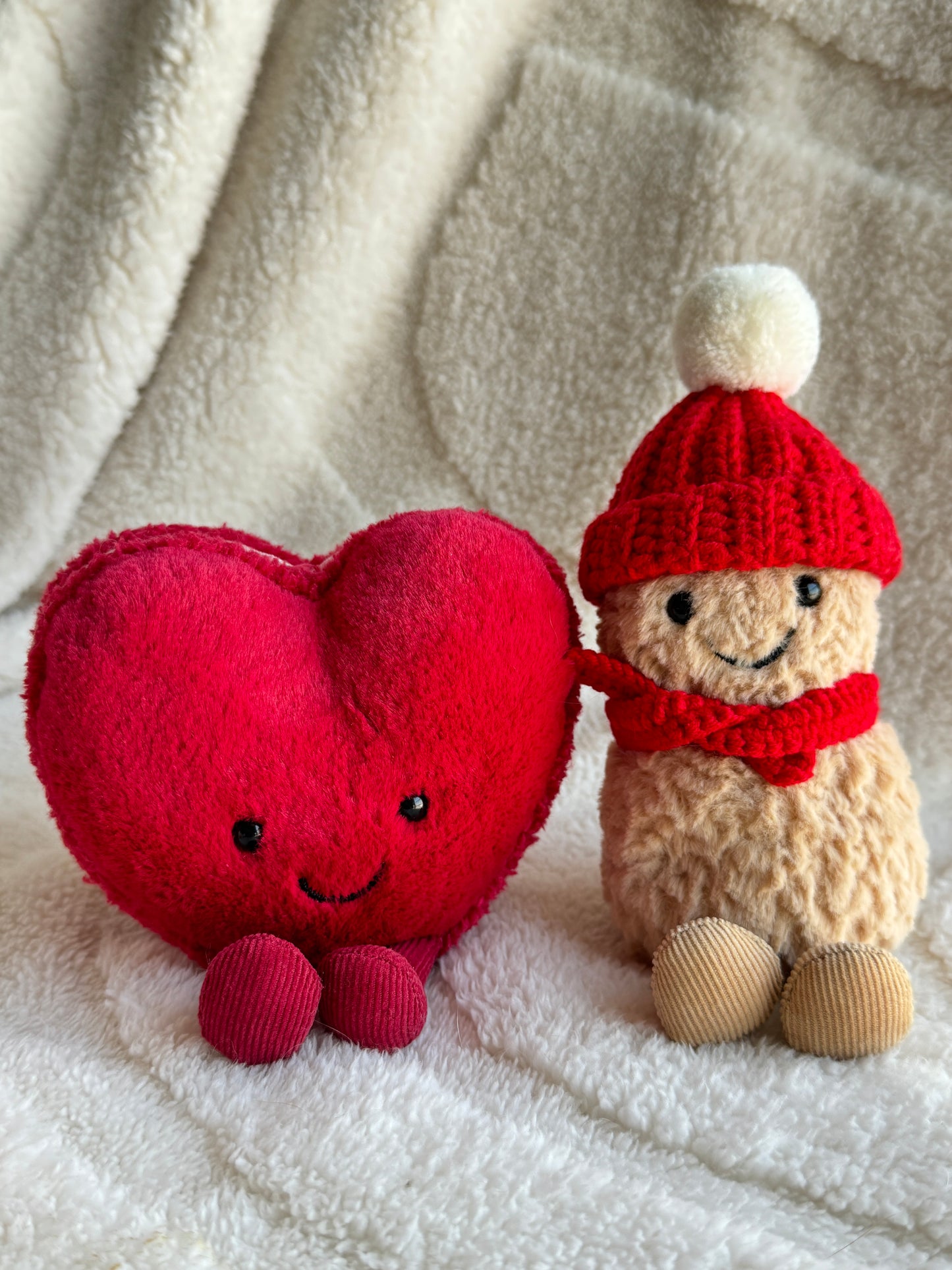 Galentine’s Red Beanie and Scarf Set