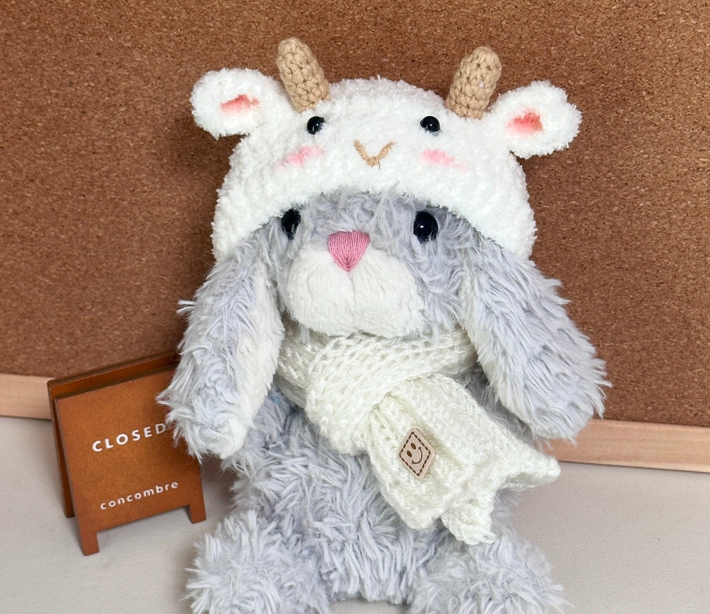 Crochet Goat Outfit for Jellycat Bunny 