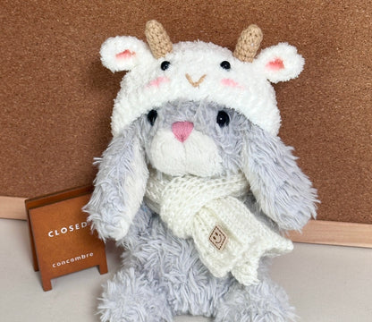 Crochet Goat Outfit for Jellycat Bunny 