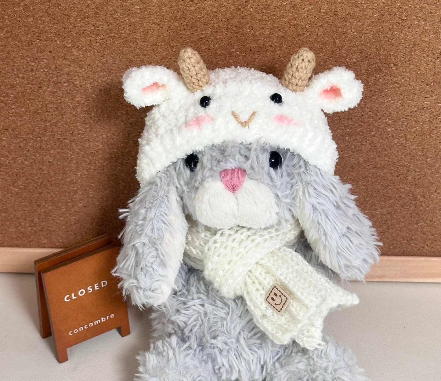 Crochet Goat Outfit for Jellycat Bunny 