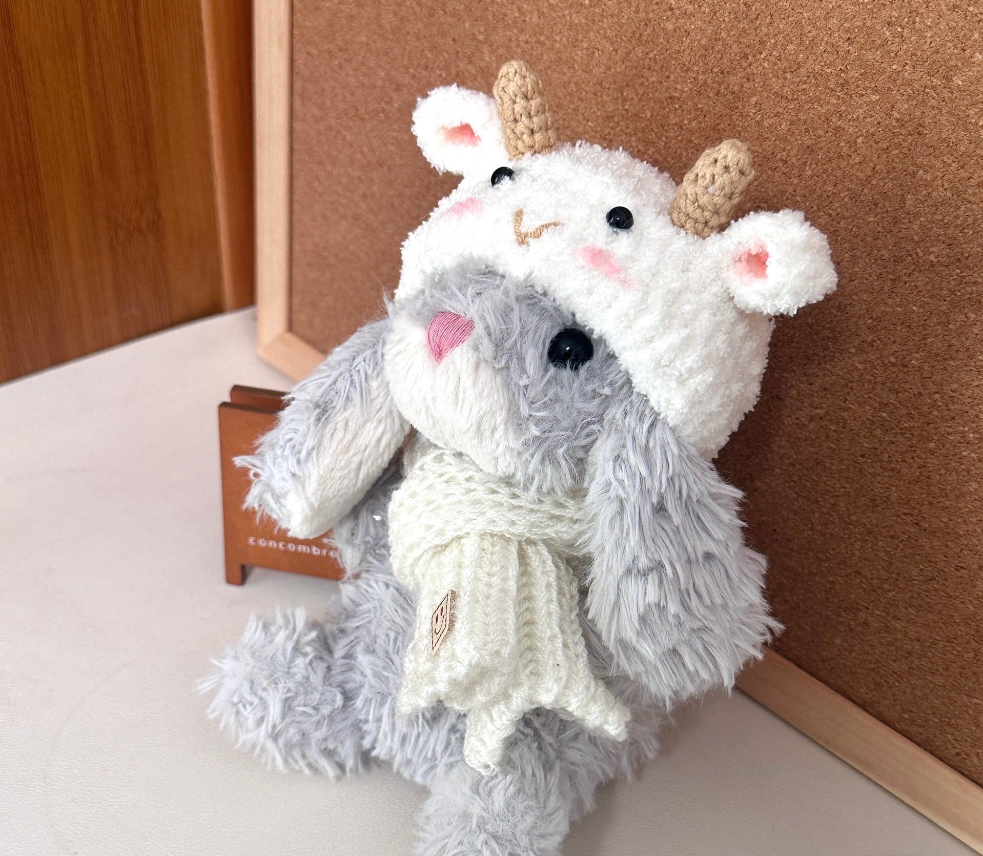 Crochet Goat Outfit for Jellycat Bunny 