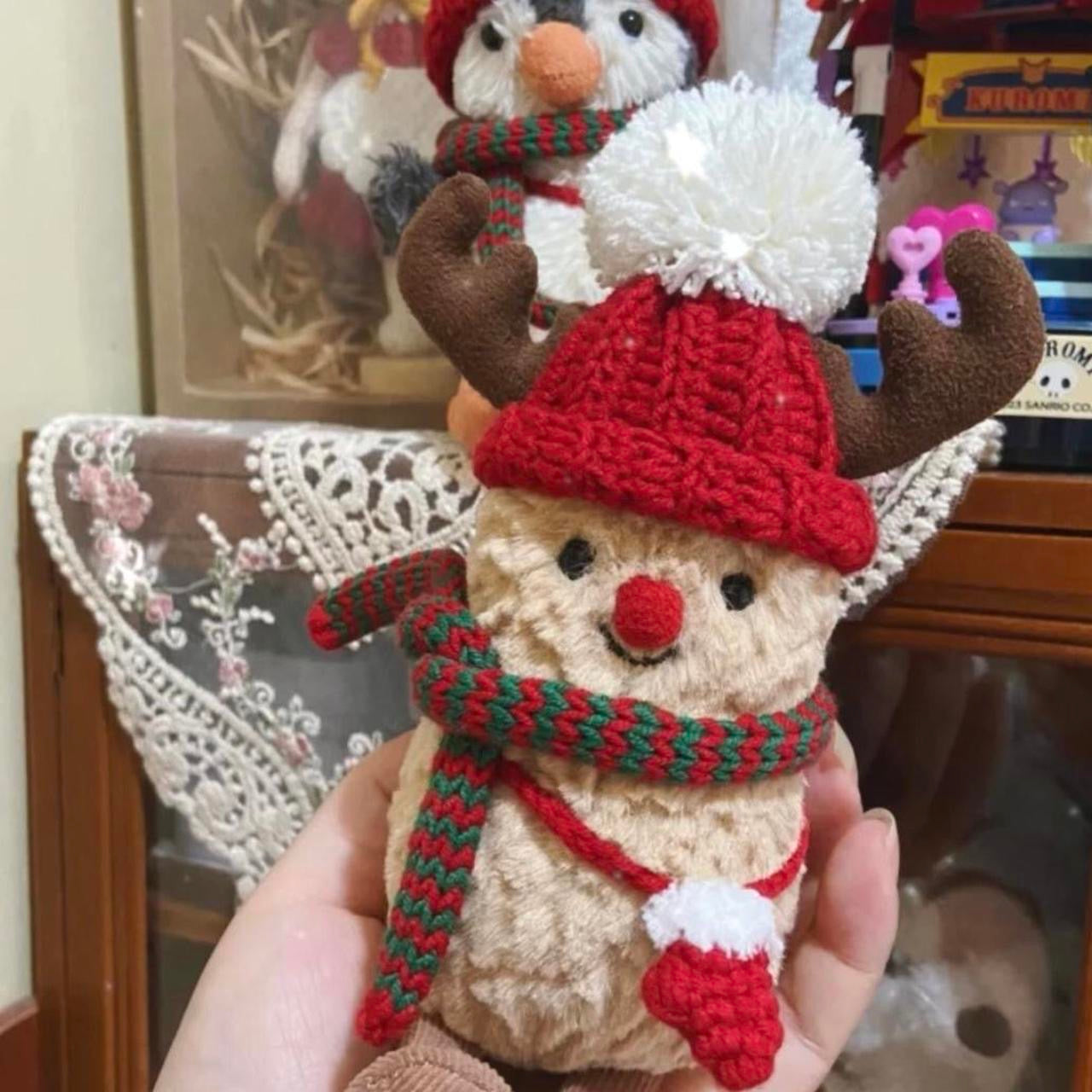 Christmas Outfit for Jellycat Reindeer Peanut