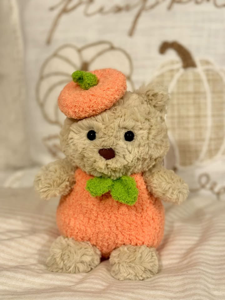 Crochet Peach Outfit for Jellycat Junior Bart