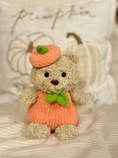 Crochet Peach Outfit for Jellycat Junior Bart