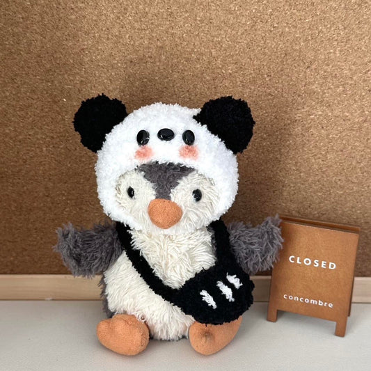 Crochet Pochacco Inspired Style Outfit for Jellycat Penguin 