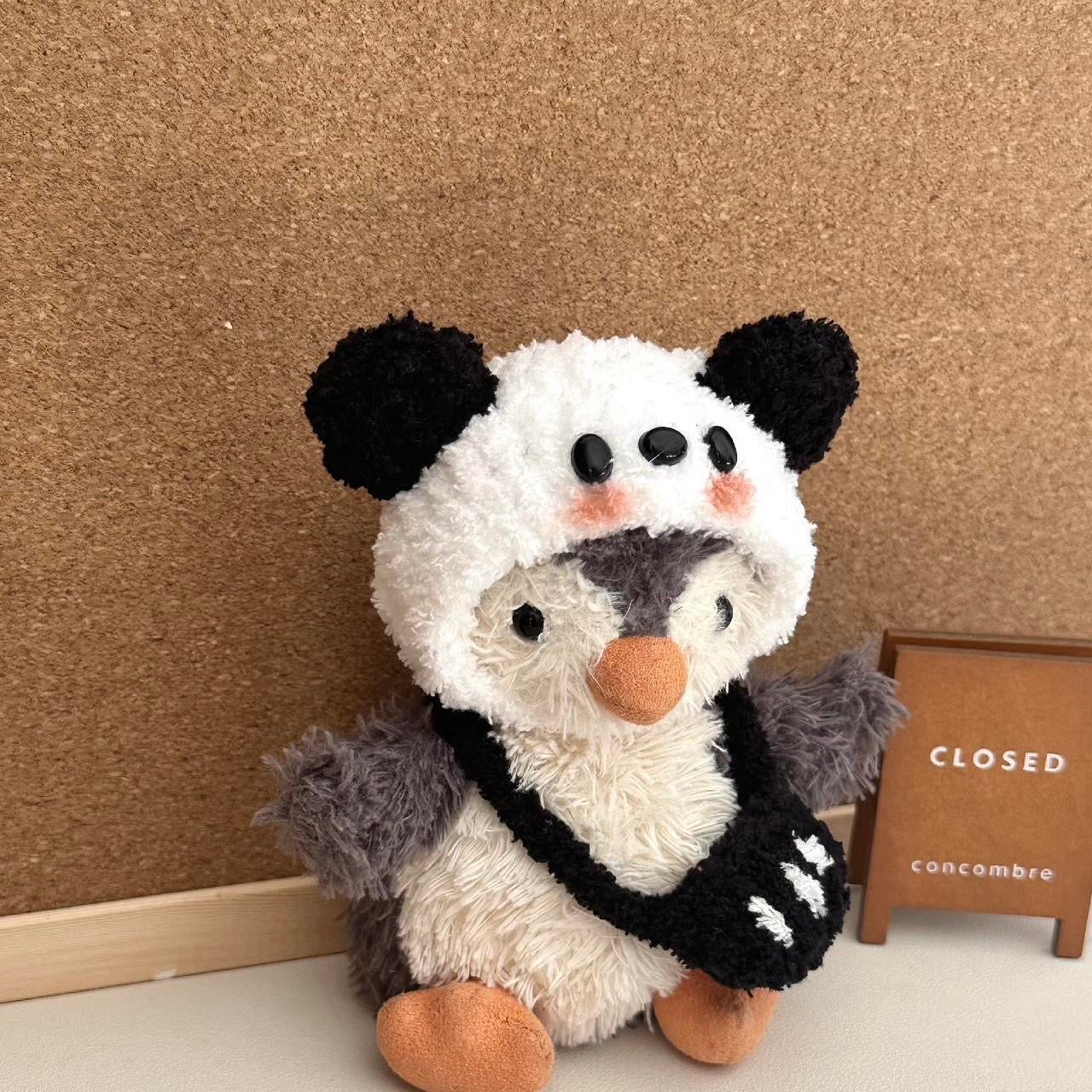 Crochet Pochacco Inspired Style Outfit for Jellycat Penguin 
