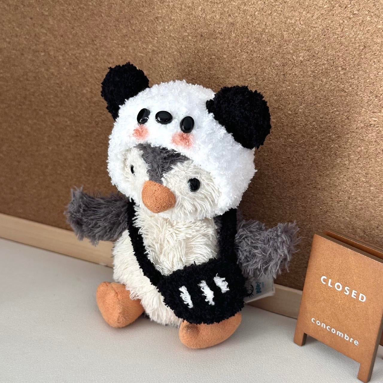 Crochet Pochacco Inspired Style Outfit for Jellycat Penguin 
