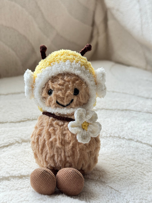 Bee Style Crochet Set for Jellycat Peanut