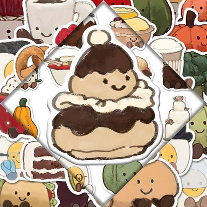 Jellycat Inspried Food-Themed Stickers 